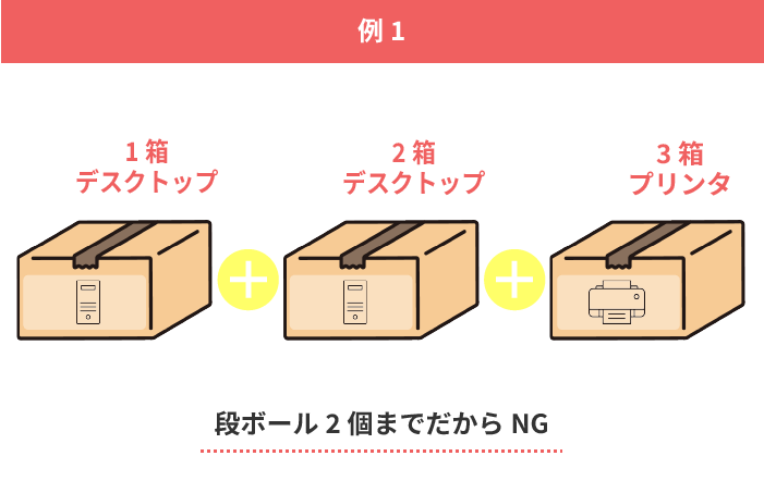 お送り不可な梱包例1